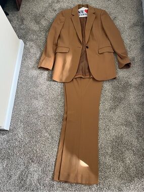 Calvin Klein Camel/Tan Women's Blazer and Pant Set